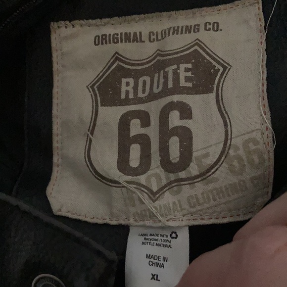 Men’s Vintage “Recycled” Leather Jacket - Picture 2 of 6